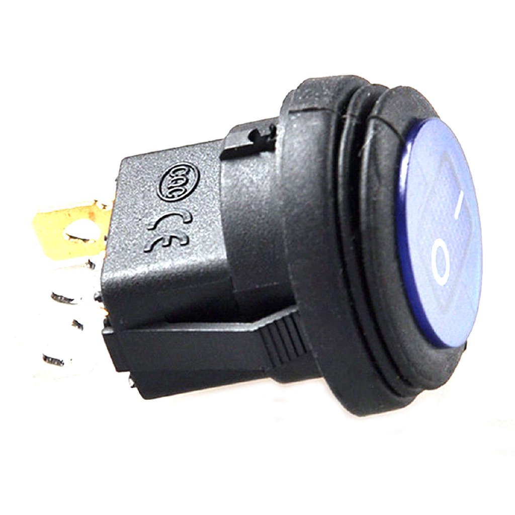Công tắc bật / tắt 12V 20A 3 chấu có đèn LED chống nước