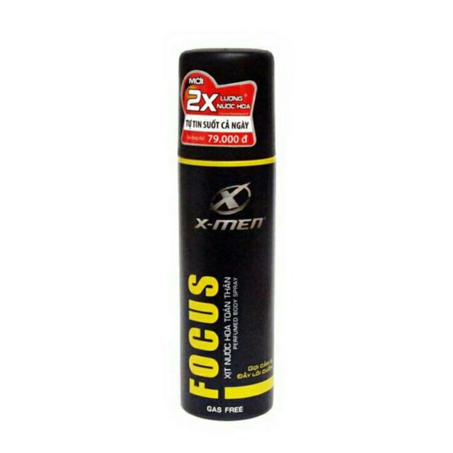 NƯỚC HOA XỊT TOÀN THÂN X MEN CHỌN LOẠI