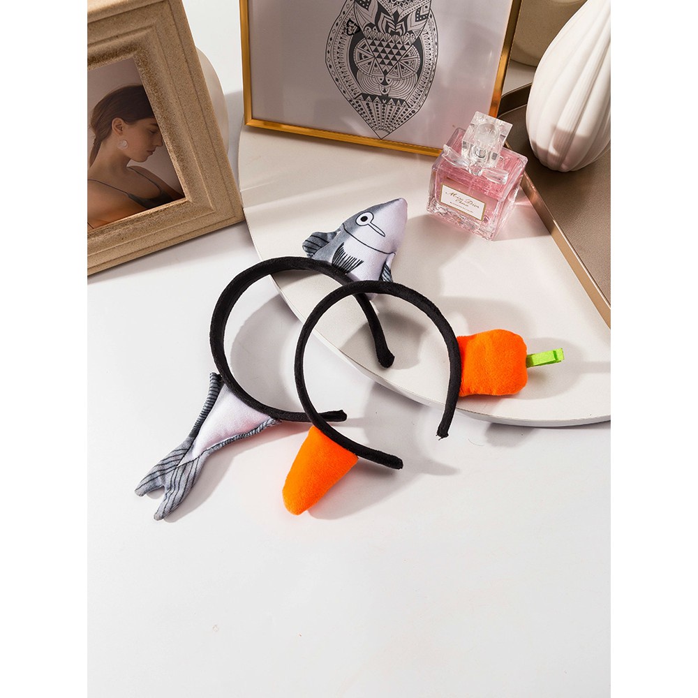 Cài Tóc Hình Cá Mập, Cà Rốt Phong Cách Hoạt Hình Hàn Quốc Dễ Thương Dành Cho Nữ