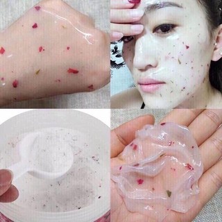 MẶT NẠ THẠCH COLLAGEN TƯƠI ƯỚP CÁNH HOA HỒNG 15gr - 100gr