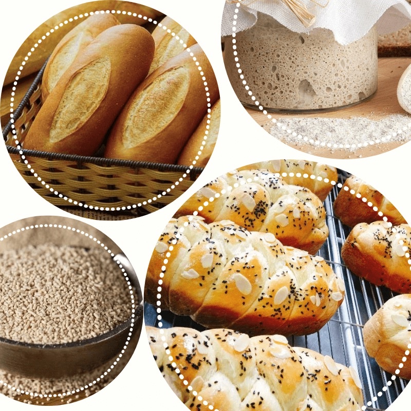 Men Nở Ngọt, Men Lạt Khô Pháp Saf-Instant Hiệu Đầu Bếp-Dụng Cụ Làm Bánh