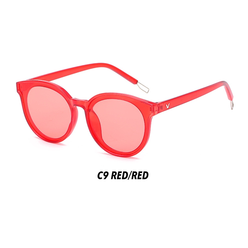 Kính mát gọng mắt mèo tròn phong cách Hàn Quốc thời trang