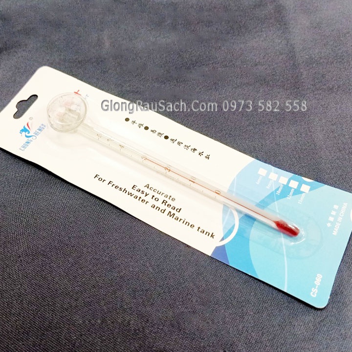 Nhiệt kế đo nhiệt độ hồ thủy sinh bể cá cảnh từ 0-50°C