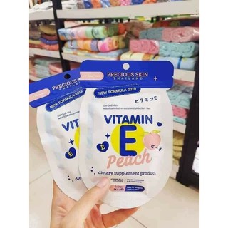 Viên uống đẹp da Vitamin E Peach Thái Lan (bịch 60 viên)