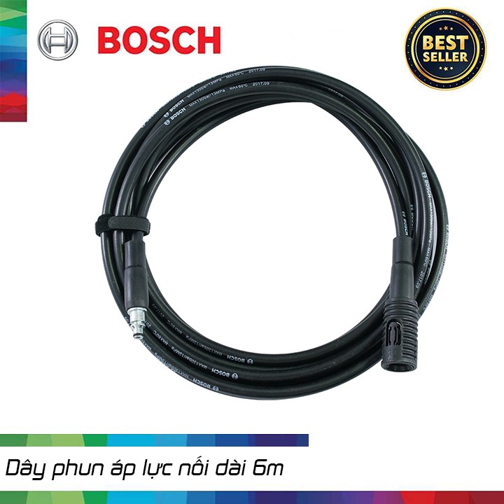 Dây phun áp lực nối dài 6m cho máy xịt rửa áp lực cao Bosch AQT, Aquatak