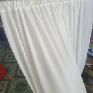 {Đã May Sẵn} Vải thun voan làm phông rèm sinh nhật, tiệc cưới, backdrop khổ vải 1m6