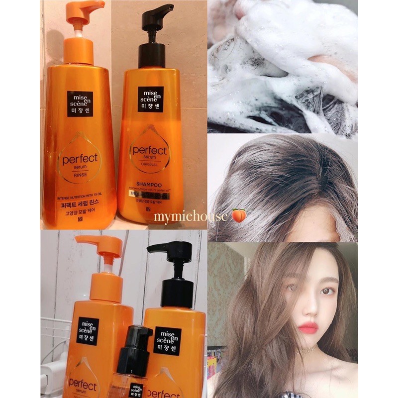 DẦU GỘI VÀ DẦU XẢ QUỐC DÂN CỦA HÀN QUỐC - MISE EN SCENE PERFECT SERUM
