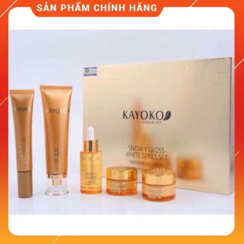 sele- Bộ mỹ phẩm Kayoko Vàng 5in1 chính hãng (dành cho da nám nhiều)