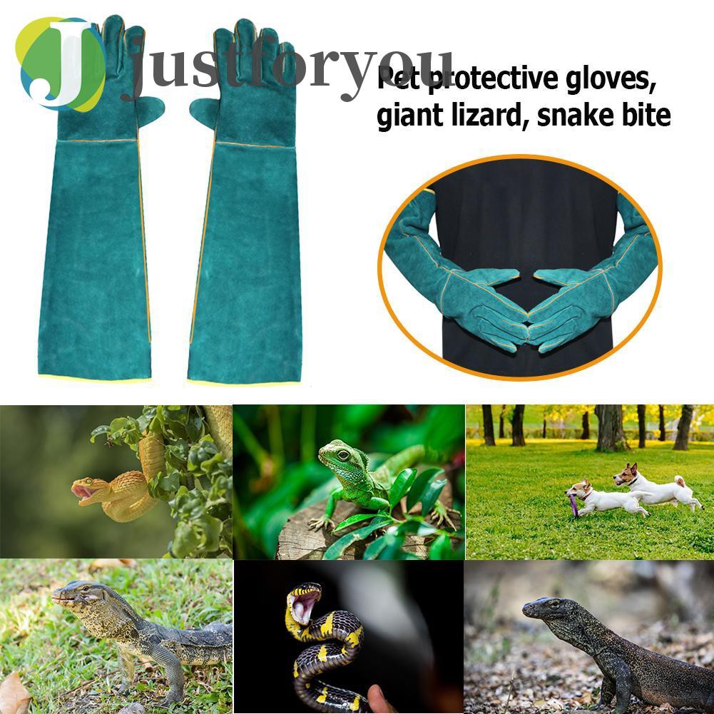 Justforyou 1 Pair Anti-bite Gloves for Catch Dog Cat Pet Grasping Protective Gloves