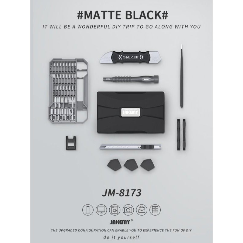 Bộ Vít Jakemy 69 in 1 JM 8173 bộ vít đa năng 69 món trong 1