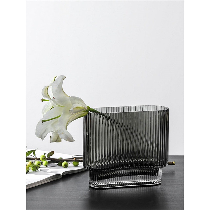 BÌNH THỦY TINH CẮM HOA MIỆNG RỘNG , LỌ HOA TRANG TRÍ NHÀ CỬA TIMEDECOR