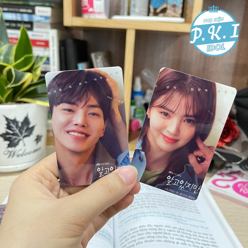 Bộ Card Cứng In Hình Diễn Viên Nam Nữ Chính Trong Phim Nevertheless Bo Góc Sang Trọng – Quà Tặng KPOP