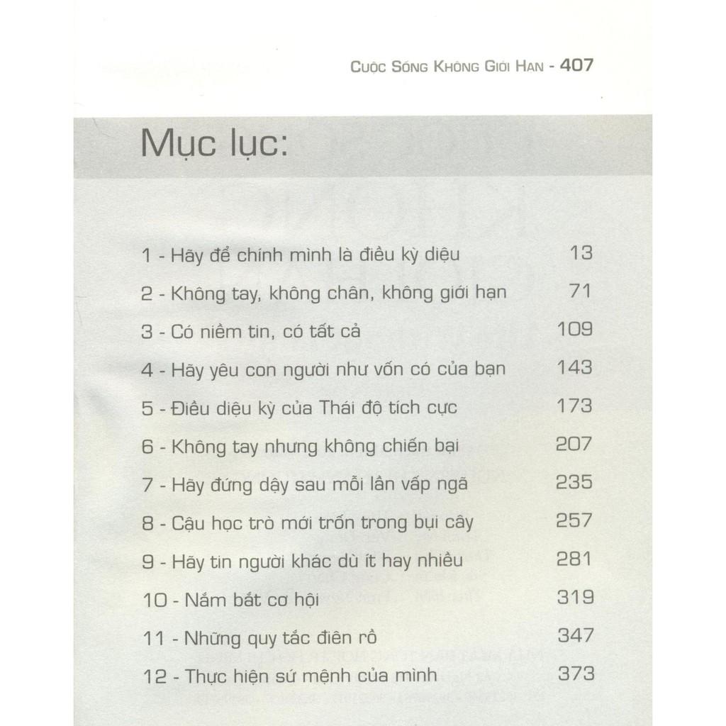 Sách Cuộc Sống Không Giới Hạn - Nick Vujicic