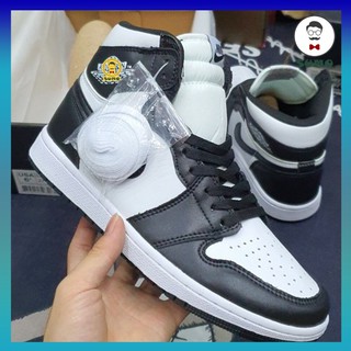 Giày thể thao j.d1 panda cao cổ trắng đen