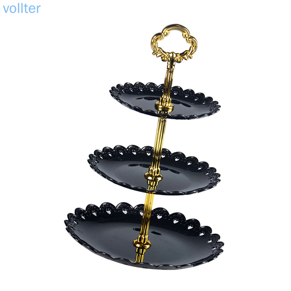 Kệ Trưng Bày Bánh Kẹo 3 Tầng Tiện Lợi