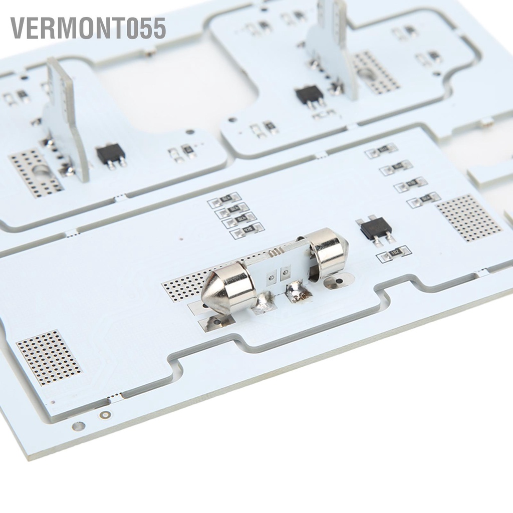 Vermont055 Đèn đọc sách nội thất ô tô 48SMD 12V 50000H Bảng điều khiển đèn trần LED màu trắng 5050 Phụ kiện cho RAV4 2006‑2012