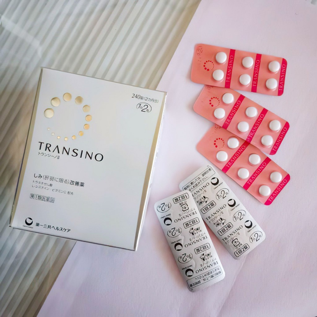 [CHÍNH HÃNG] Viên Uống Giảm Nám, Trắng Da Transino Whitening II 240 Viên Nhật Bản.