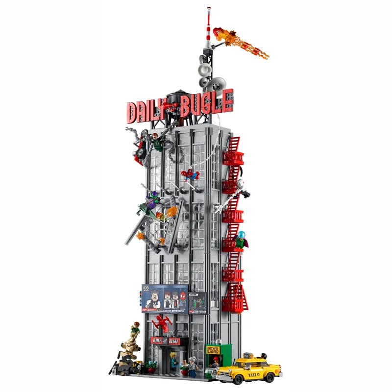 Lắp ráp mô hình Super Hero Marvel trụ sở tòa Daily Bugle của biệt đội siêu anh hùng marvel 78008