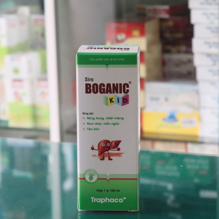 Siro Boganic Kid  - Hỗ trợ giảm các triệu chứng dị ứng, mẩn ngứa, mề đay, mụn nhọt, rôm sảy, nhiệt miệng