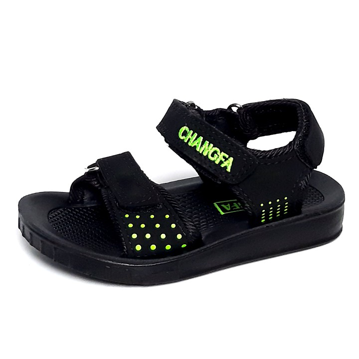 Giày Sandal trẻ em thời trang cao cấp Latoma TA2483 (Đen Phối Xanh Lá)