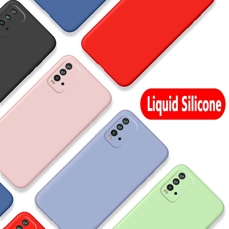 Ốp Điện Thoại Silicon Mềm Màu Trơn Cho Xiaomi Redmi 9t Redmi9T
