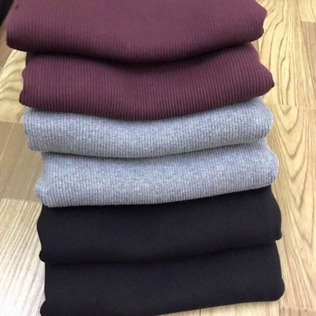 Đầm cổ lọ thun gân | BigBuy360 - bigbuy360.vn