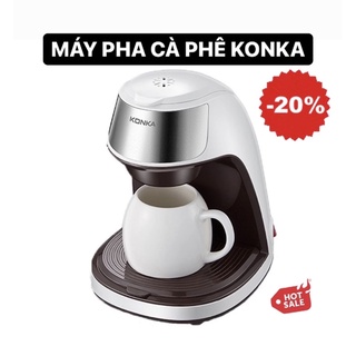 Máy pha cà phê và trà KONKA gọn nhẹ tặng kèm gói cà phê Đăk Lăk cho các tín đồ cà phê
