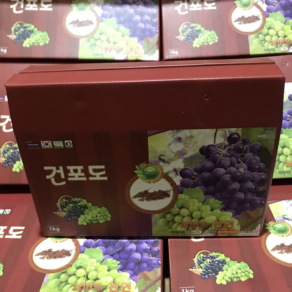 Nho khô Hàn Quốc loại 1 hộp 1kg  -𝓢𝓱𝓸𝓹 𝓣𝓲𝓮̣̂𝓷 𝓘́𝓬𝓱