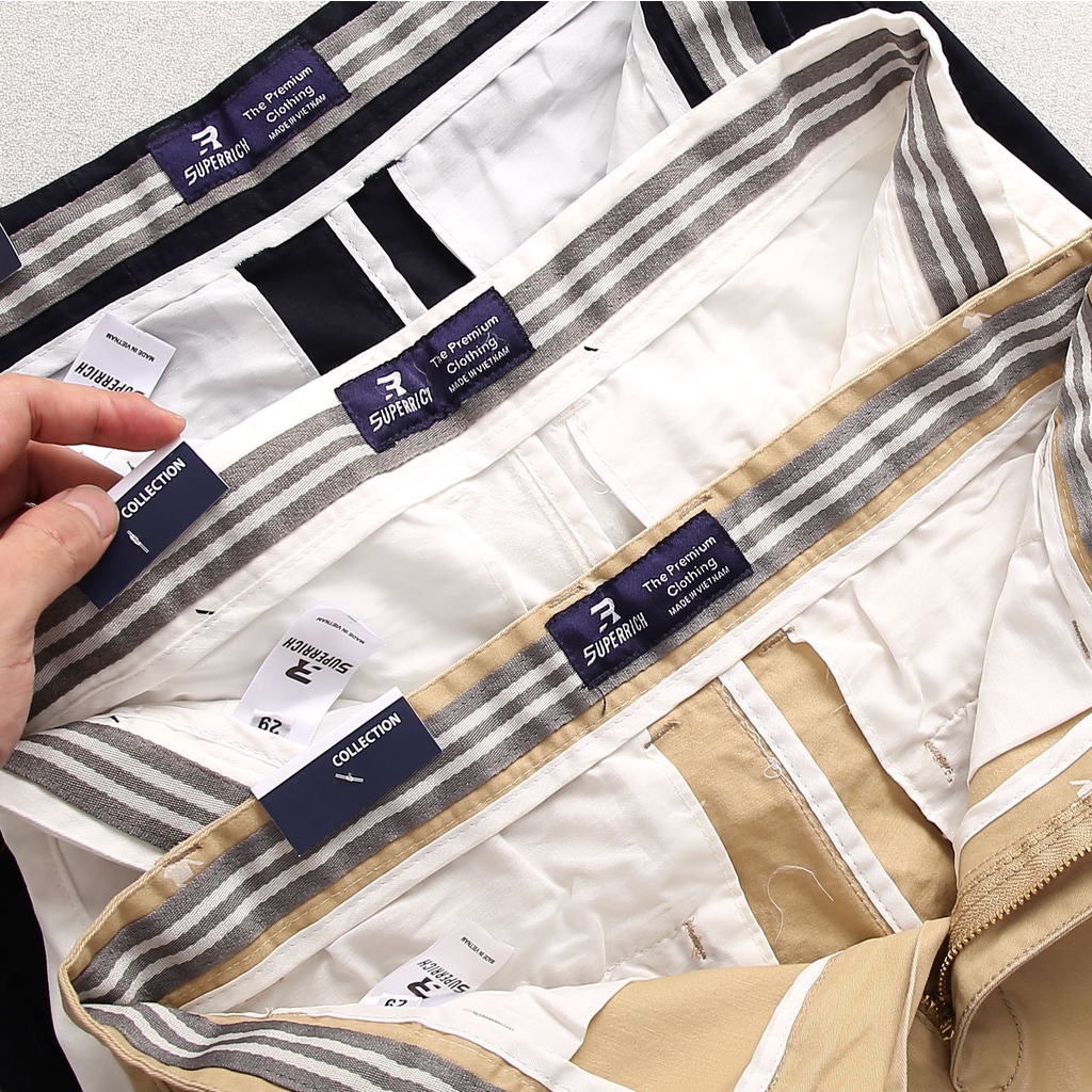 Quần Short Kaki Nam, Quần Kaki Nam Hàng Chính Hãng Chất Vải Chính Phẩm Co Giãn Thời Trang SUPER RICH Lịch Lãm Sang Trọng