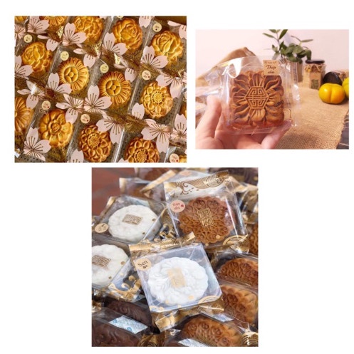 10 bộ khay túi đựng bánh trung thu 100g,150g,200gram