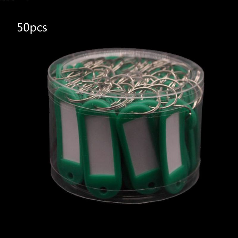 Set 50 Thẻ Id Gắn Chìa Khóa Hành Lý Tiện Dụng