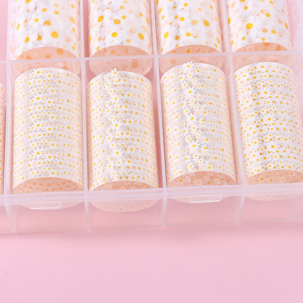 Giấy Foil Hologram Trong Suốt Dán Móng Nghệ Thuật DIY