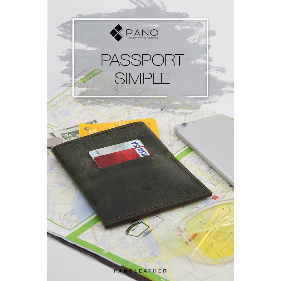 VÍ PASSPORT PANO SINGLE DA THẬT