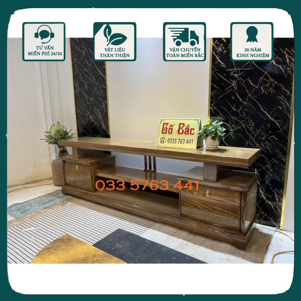 Kệ ti vi gỗ nhiều kích thước phù hợp với mọi gia đình, kiểu dáng sang trọng, màu sơn tùy chọn .
