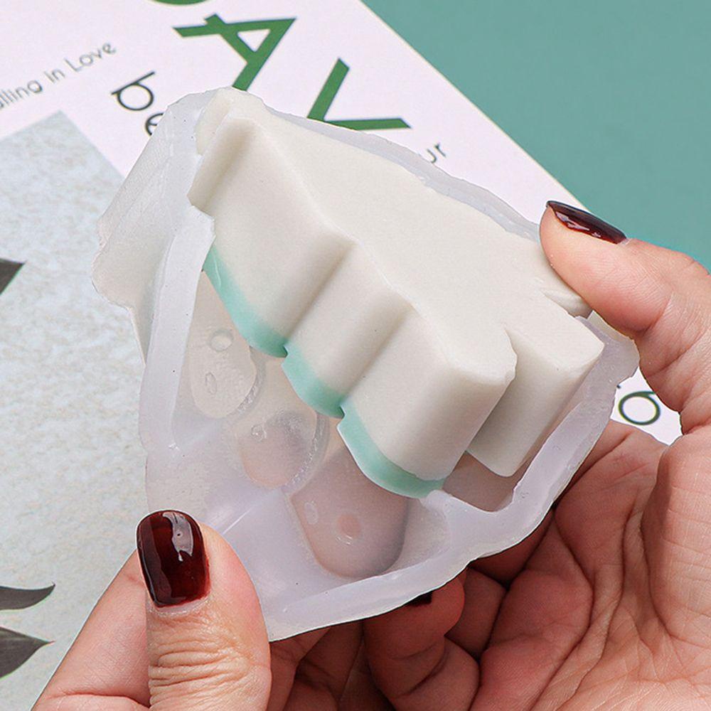 LEISURE Khuôn Silicone Làm Nến / Xà Phòng Bằng Đất Sét