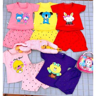 Combo 5 bộ 4 chiều cho bé gái ảnh thật