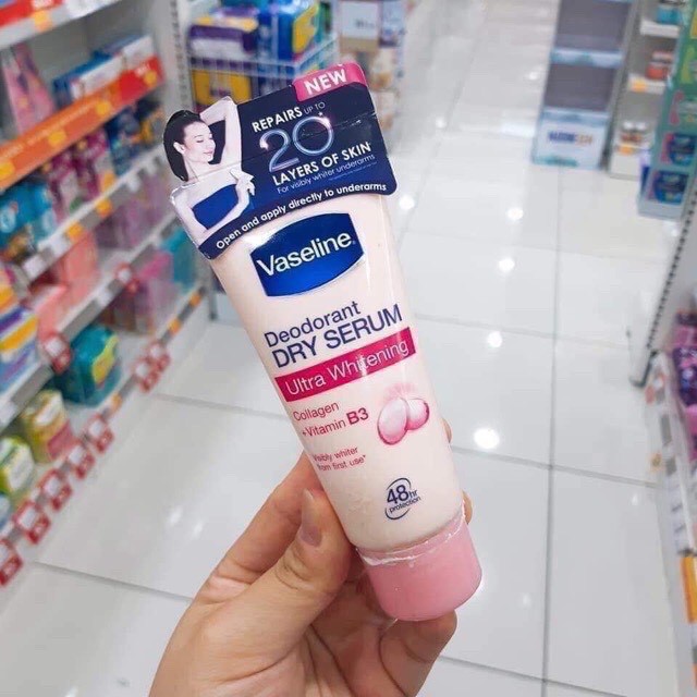 Kem khử mùi trắng nách Vaseline Dry Serum 50ml Thái Lan | BigBuy360 - bigbuy360.vn