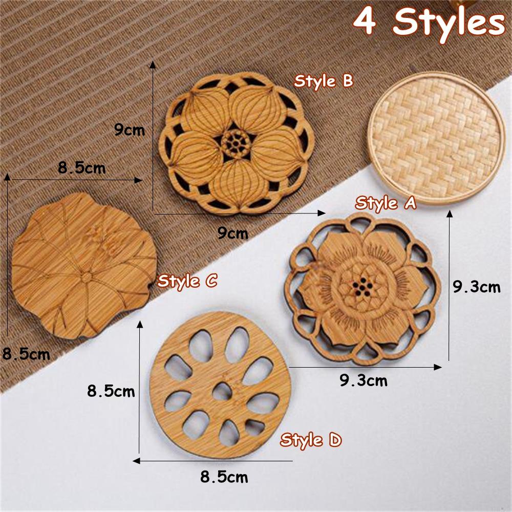 Đế Lót Ly Dày 5mm Hình Hoa Sen
