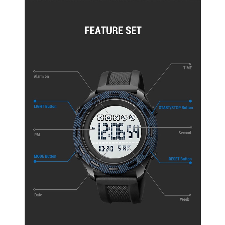 Đồng Hồ Điện Tử Thể Thao SKMEI 1872 Chống Nước Cho Nam