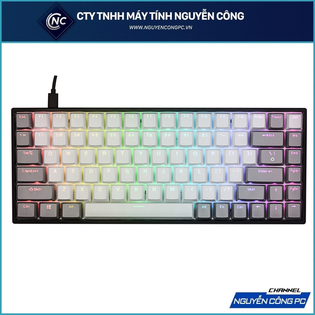 [Mã SKAMSALE03 giảm 10% đơn 200k] Bàn Phím Cơ E-DRA EK384 Huano Switch Blue/Brown/Red