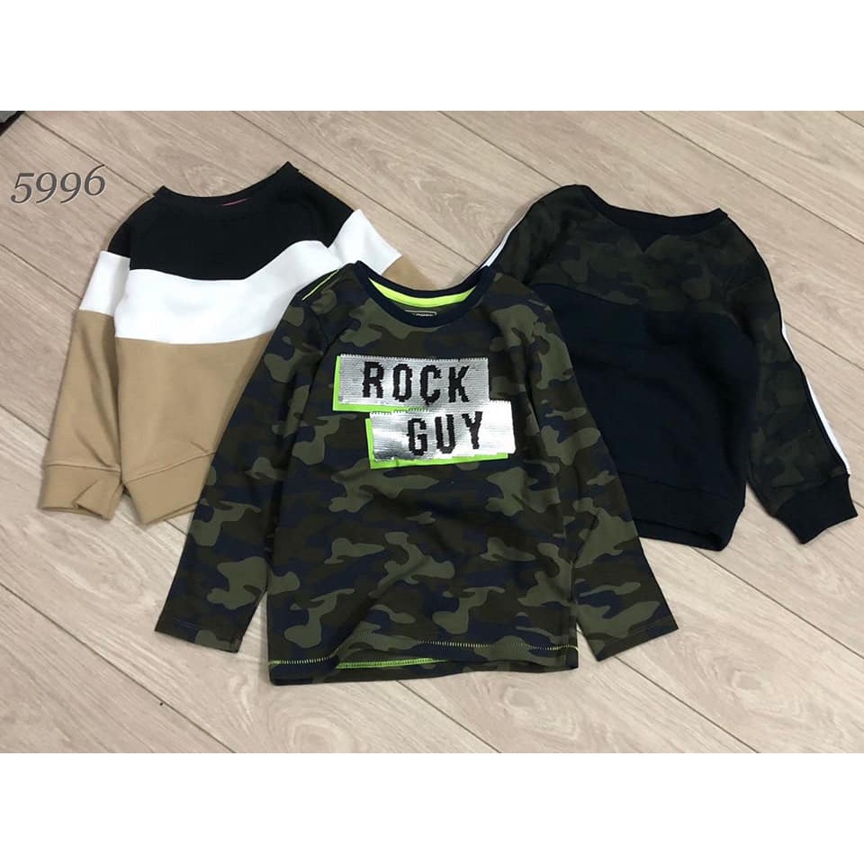 Áo nỉ da cá   Ch..ero..ke..e cực đẹp cho bé trai  Ảnh thật Rio chụp hàng có sẵn