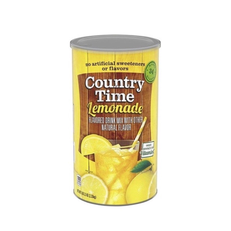 Bột chanh Country Time Lemonade 2.33kg Mỹ