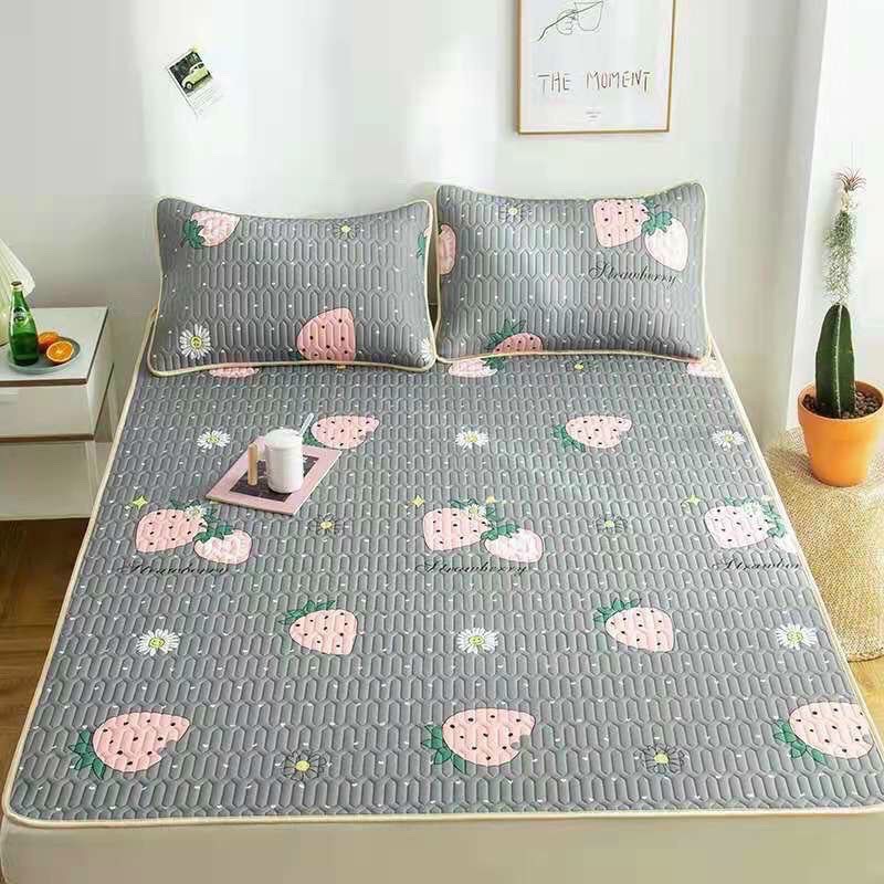 CHIẾU ĐIỀU HÒA TENCEL LATEX CAO SU NON in 3D siêu mát tặng kèm 2 vỏ gối | BigBuy360 - bigbuy360.vn