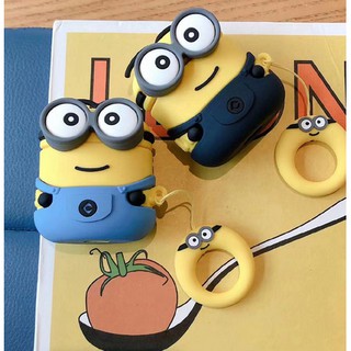 Case Vỏ Bao Airpods Đựng Tai Nghe Airpod 1 2 3 Cover i11, i12. Hình Minion Đáng Yêu