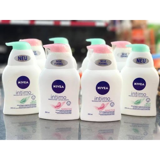 Dung Dịch Vệ Sinh Phụ Nữ Nivea Intimo 250ml an toàn dịu nhẹ [nhập Đức chính hãng]