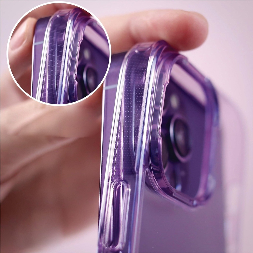 Ốp lưng iPhone 14/ 14 Plus/ 14 Pro/ 14 Pro Max/ 13/ 13 Pro Max, ốp trong viền màu, ốp chống sốc hiệu Likgus