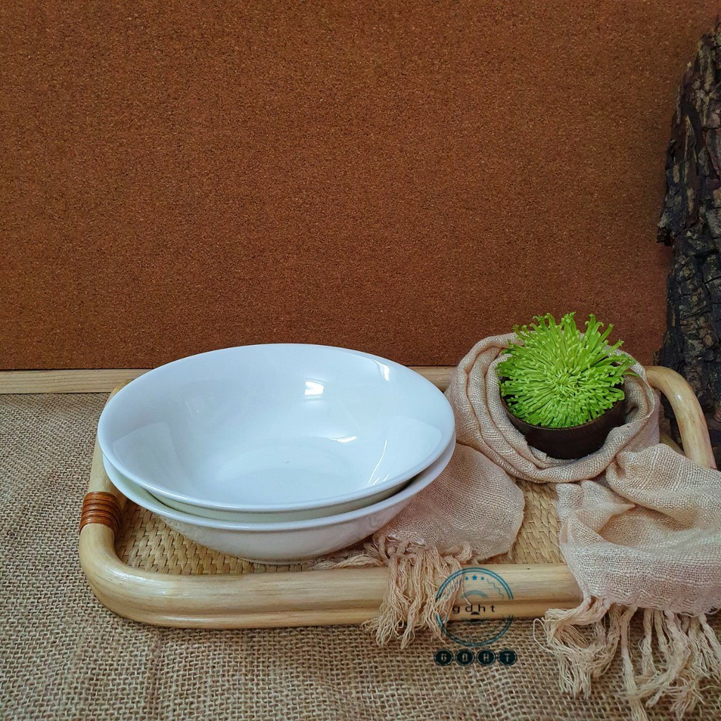 Bát Tô sứ trắng loe các cỡ