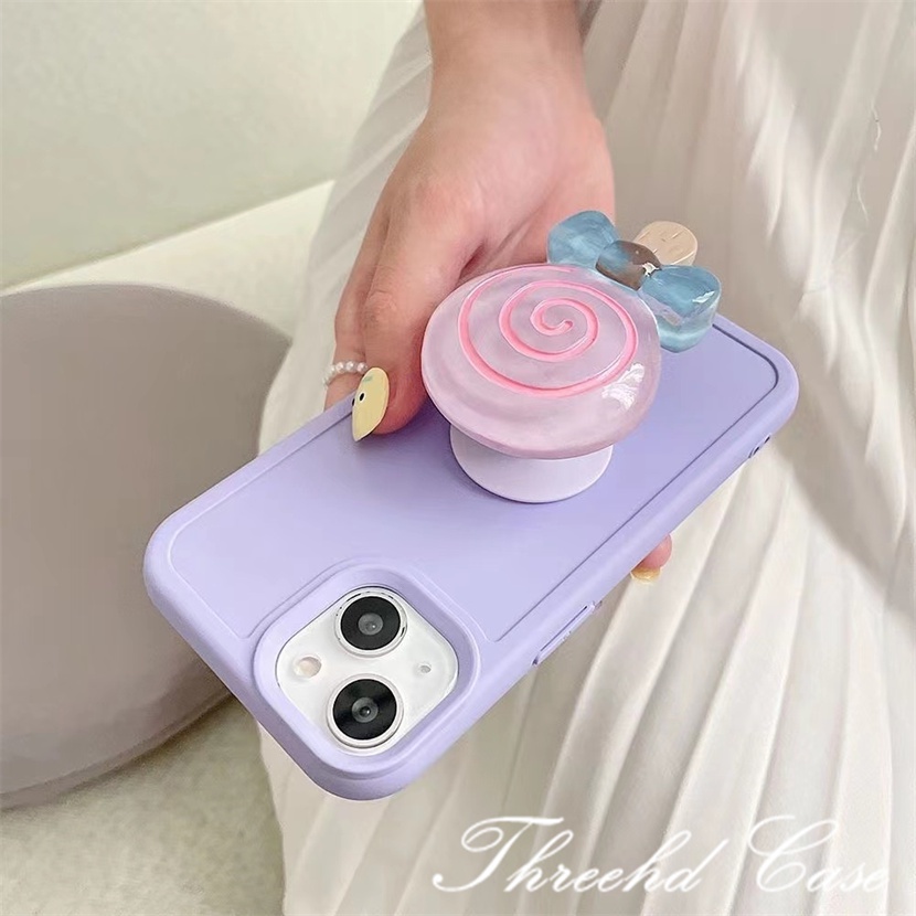 Giá Đỡ Điện Thoại Hình Kẹo Mút Hoạt Hình 3D Dễ Thương Nhỏ Gọn Thời Trang Có Thể Sử Dụng Để Xem Video