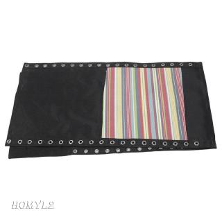Fabric Cloth & Lace Replacement for Bench Leisure Folding Black