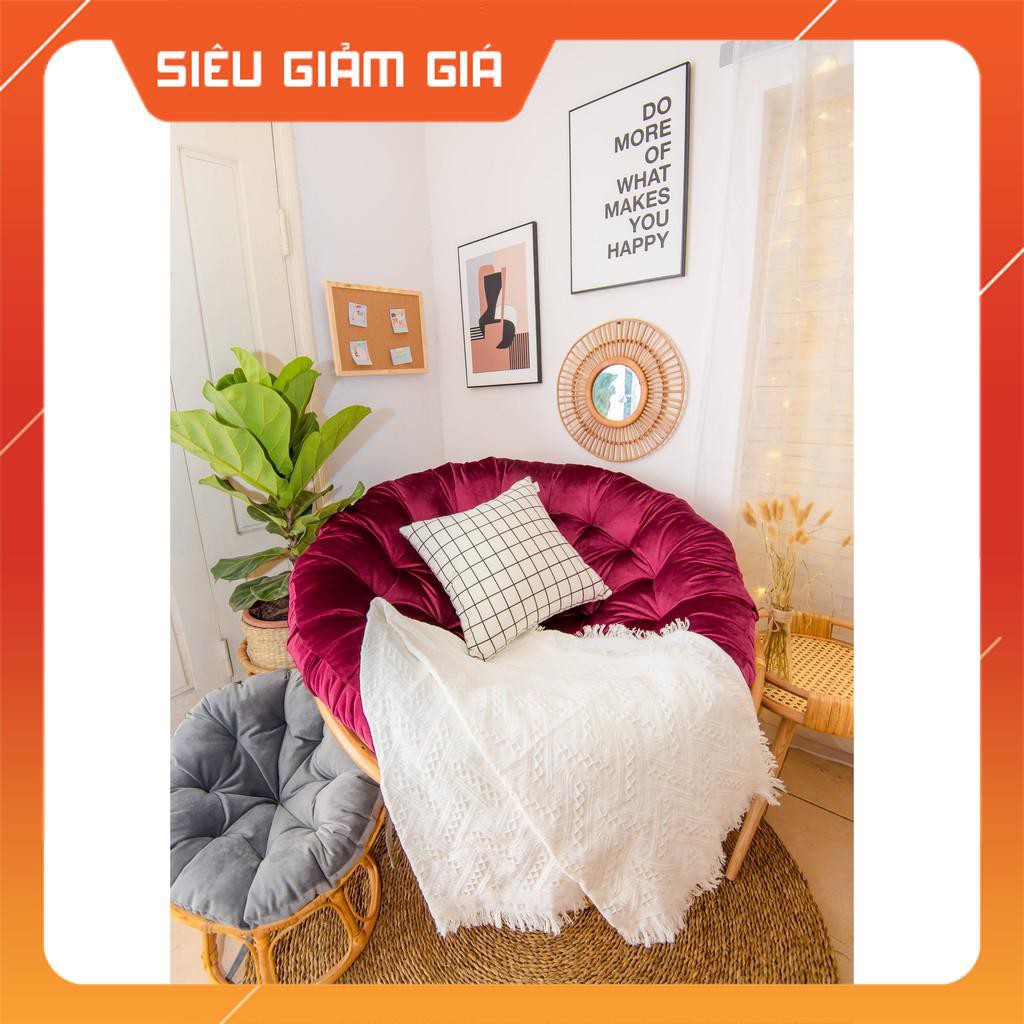 [Giá Sập Sàn] ghế mây papasan thư giãn đường kính 1m gồm nệm